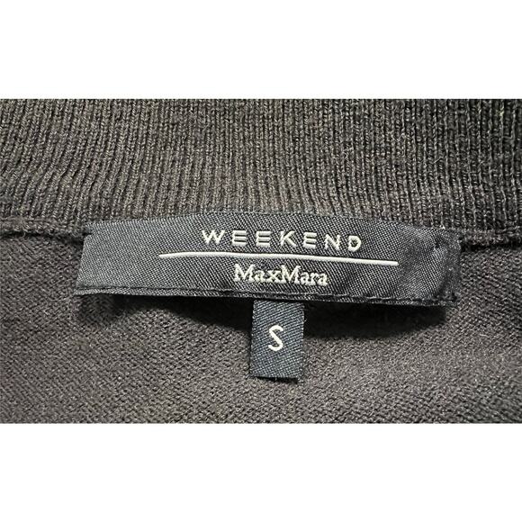 MAX MARA Weekend Vintage XS/S Chocolate Brown Silk-Wool Zip Jacket – Early 2000s - Picture 8 of 13